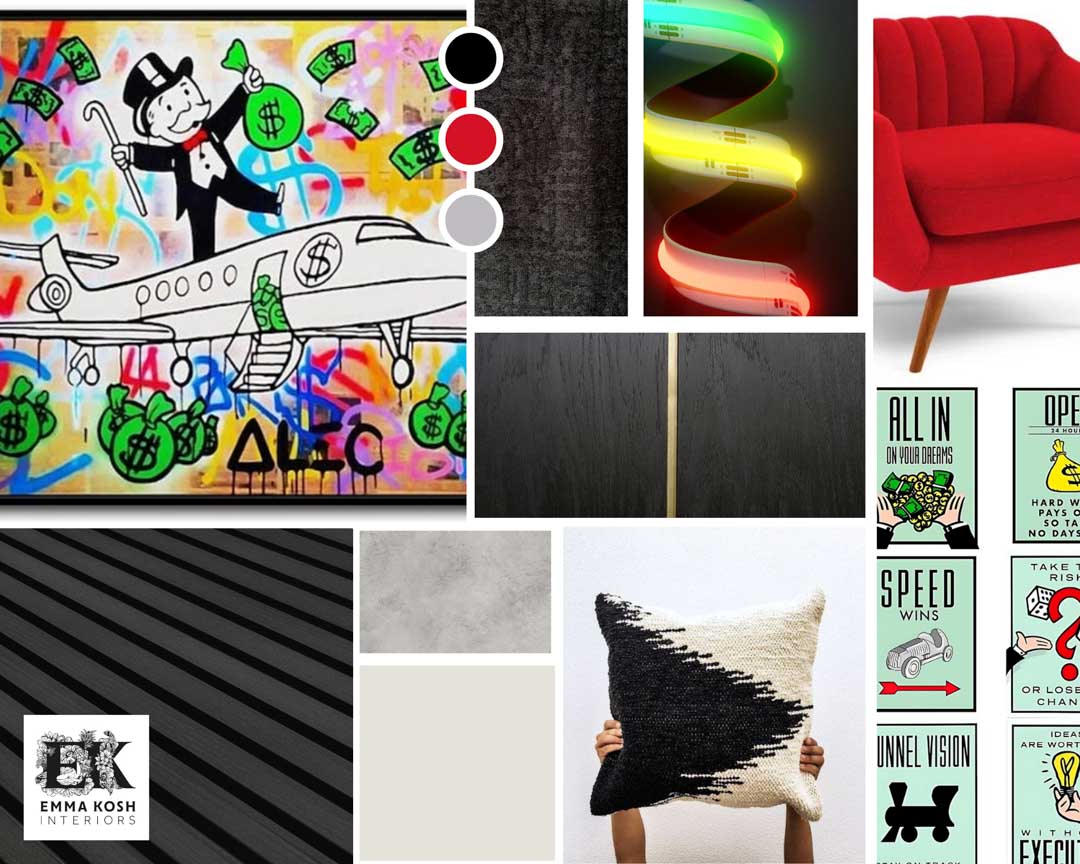 Teenage boys bedroom moodboard Teenage boys bedroom moodboard